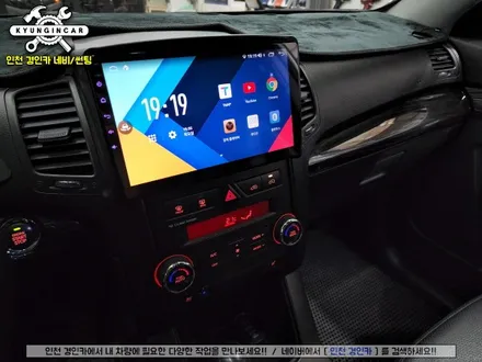 인천 카나로 X-Plus 360 안드로이드 올인원 네비와 어라운드뷰 일체형 제품 쏘렌토R 차량에 장착