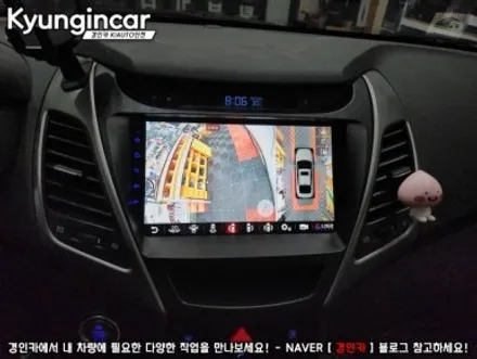 더뉴아반떼MD 카나로 X-plus 360 올인원네비 장착했어요.