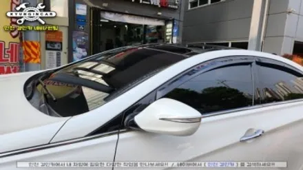 YF소나타 썬팅재시공 인천 이비오스 슈젠 CX90 열차단필름 전면 썬루프 측후면 틴팅