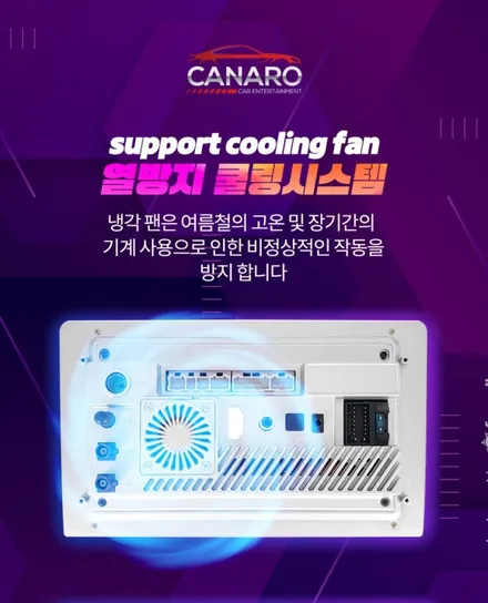 카나로 Q 올인원 안드로이드 내비와 후방카메라 더뉴레이 장착