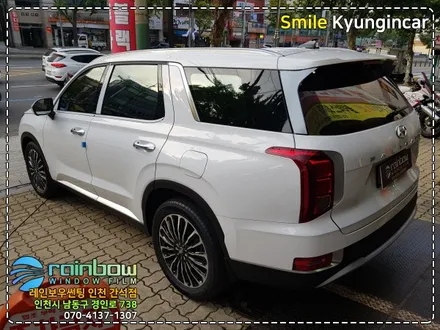 팰리세이드 레인보우 윈도우필름 V90 풀 틴팅시공 신차검수 / 인천 경인카