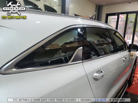 인천 쏘렌토MQ4 신차패키지 글라스틴트 선셋 썬팅 + 파인뷰LX5000 파워 블랙박스 설치