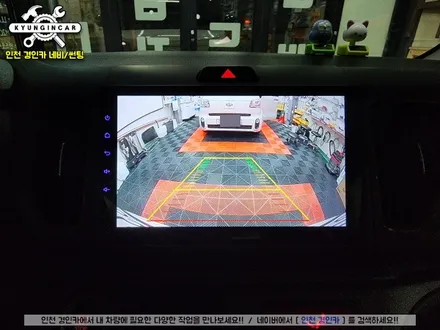 인천 카나로 XPLUS 안드로이드 올인원 레이차량 내비매립 + 후방카메라 설치