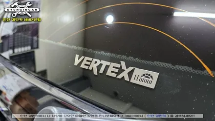 BMW X1 루마 버텍스 썬팅필름 전면 측후면 썬루프 재시공 인천 주안경인카 틴팅샵