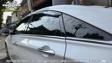 YF소나타 썬팅재시공 인천 이비오스 슈젠 CX90 열차단필름 전면 썬루프 측후면 틴팅