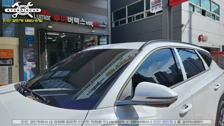 인천 루마 버텍스 썬팅샵 투싼NX4 블랙박스 PPF 신차패키지 시공작업
