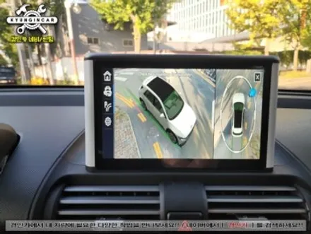 캐스퍼 순정네비연동 360서라운드뷰 원테이크 NV8000 장착했어요.