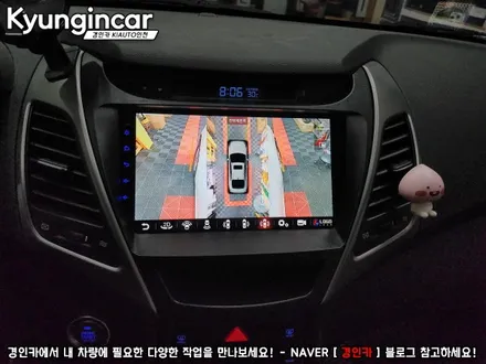 더뉴아반떼MD 카나로 X-plus 360 올인원네비 장착했어요.