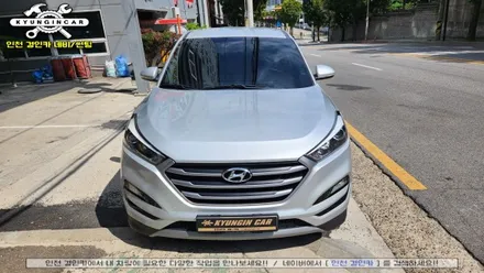 올뉴투싼 세인트아모 아쿠아 중고차 열차단썬팅 재시공