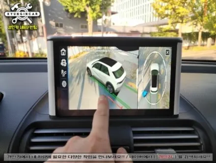 캐스퍼 순정네비연동 360서라운드뷰 원테이크 NV8000 장착했어요.