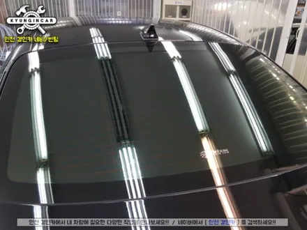 인천 신차탁송에서 검수, 썬팅까지 레인보우 V90 더뉴그랜저 틴팅시공