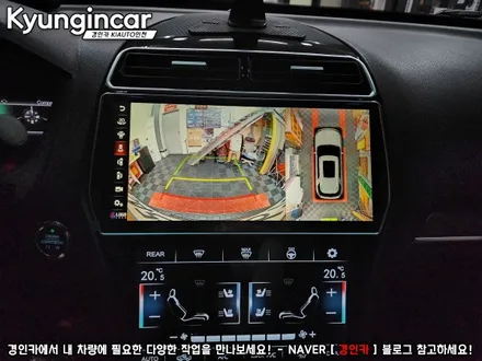 포드 익스플로러 카나로 알파프로 360 듀얼LCD 안드로이드 올인원네비 장착