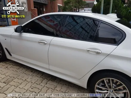 BMW 520d 틴팅!! 레인보우 V90 윈도우필름 전체 썬팅재시공 ♥인천 경인카