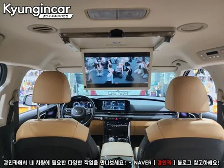 카니발 KA4 비클시네마 VC-173ST 천정형 모니터 설치
