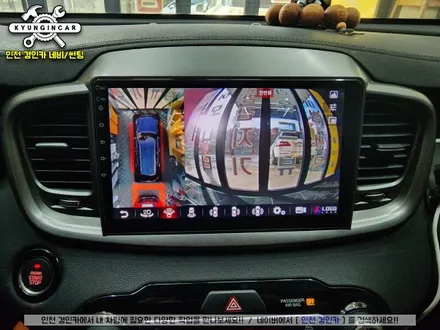 더뉴쏘렌토 모터스밸류 얼티밋에디션 360 안드로이드 올인원 with 3D어라운드뷰 시공했어요.