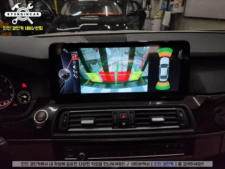 수입차 12인치 안드로이드올인원 MEKEDE BMW 528i 내비매립 장착