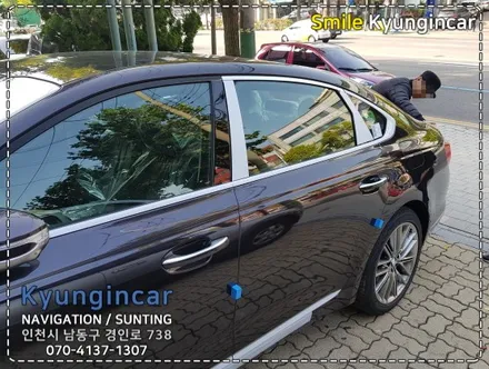 더뉴K9 신차탁송 신차썬팅 루마 피너클 풀시공 및 블랙박스 / 인천 경인카
