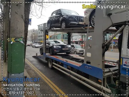 인천 레인보우썬팅 간석점 신차탁송 검수후 V90필름 시공 더뉴아반떼AD / 경인카