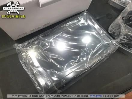 인천 안드로이드 내비게이션 M2C-8100 싼타페DM 주안경인카 설치