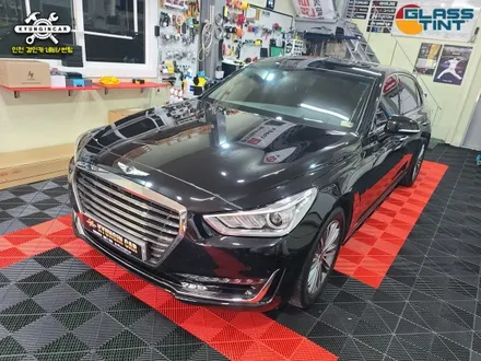 제네시스 EQ900 글라스틴트 선셋 썬팅 반사필름 인천경인카 틴팅재시공