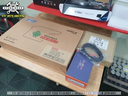 인천 비클시네마전문 카니발 KA4  천정모니터 + 순정네비 터치연동! 국내최초! 경인카시공