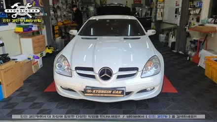 벤츠 SLK 인천 수입차 옆유리 측면1열 루마 GG 필름으로 썬팅재시공
