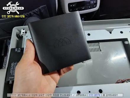 팰리세이드 비클시네마 구형모니터에 스마트TV 셋탑 호매스틱 박스Q 설치했어요. 인천경인카