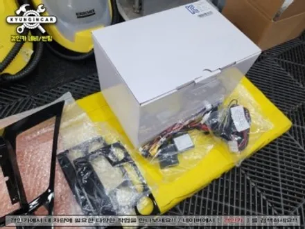 순정내비옵션에서 안드로이드 올인원으로 교체 YF소나타 맥가이버박JU 설치작업