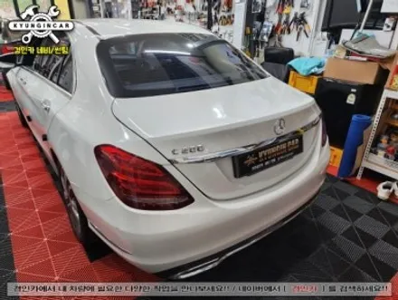 벤츠 C200 네비플라이 MN-X 안드로이드 올인원 의뢰장착