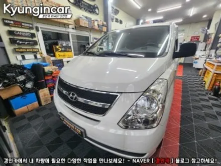 그랜드 스타렉스 안드로이드 올인원 카나로 Q 9인치 장착했어요.