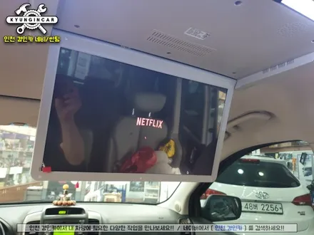 인천 천장모니터 설치는 경인카지!! 비클시네마 VC-173AD 레인보우 그랜드카니발