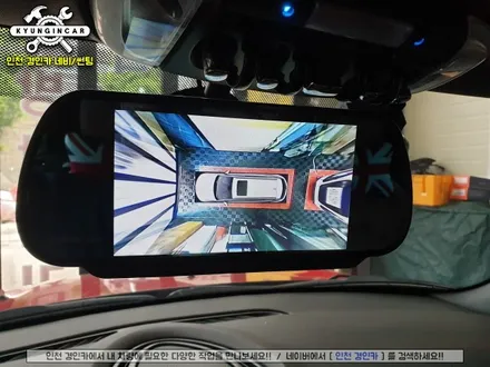 인천 어라운드뷰 360옴니뷰 NS + 룸미러모니터 미니쿠퍼 컨버터블 주안경인카 설치
