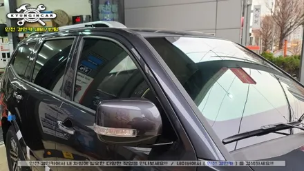 인천 주안 모하비 신차썬팅 글라스틴트 선셋 반사필름 틴팅시공