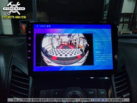 인천 올란도 카나로 X-PLUS 안드로이드 올인원 + 아이뷰 1채널 어라운드 카메라 장착