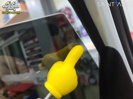 싼타페TM 틴팅! 세인트아모 스퍼터 반사썬팅필름! 인천 미추홀구 경인카 시공