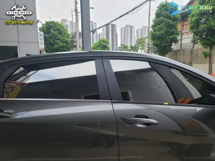 인천 썬팅 신차패키지 레인보우V90 + 아이나비블랙박스 +PPF 아반떼신형 주안경인카 시공