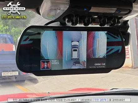 인천 어라운드뷰 360옴니뷰 NS + 룸미러모니터 미니쿠퍼 컨버터블 주안경인카 설치