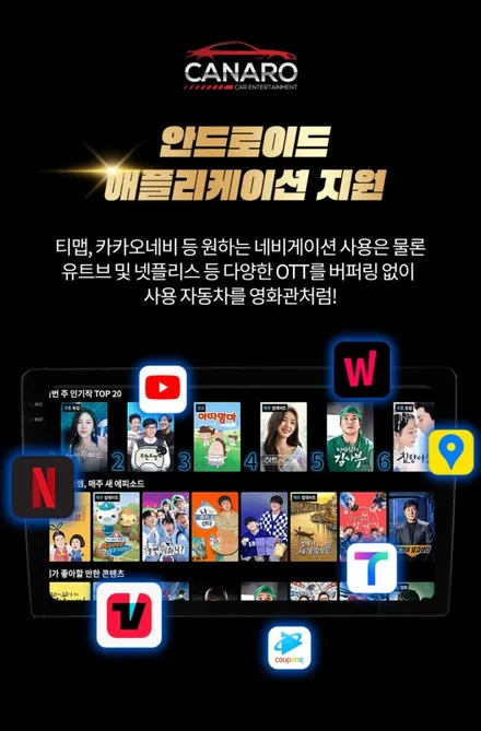 포드 익스플로러 카나로 알파 프로 360 듀얼LCD 안드로이드와 어라운드뷰 시공