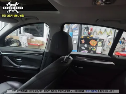 인천 수입차썬팅 제거후 반사필름시공! 세인트아모 스퍼터 BMW520 경인카 틴팅샵