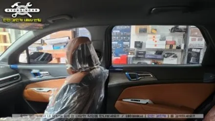 스포티지NQ5 신차틴팅 이비오스 슈젠 CX90 파인뷰 블랙박스 PPF보호필름 패키지시공