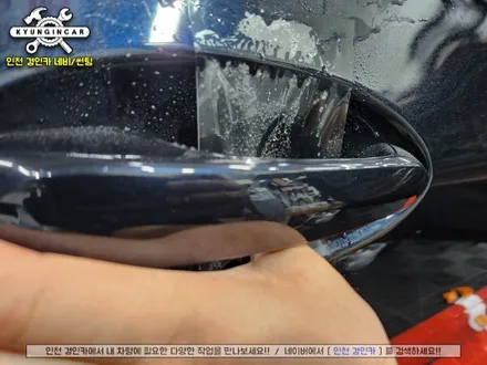 인천 BMW X6 수입차 신차썬팅! 전면,측후면,썬루프 글라스틴트 선셋 필름 + PPF시공