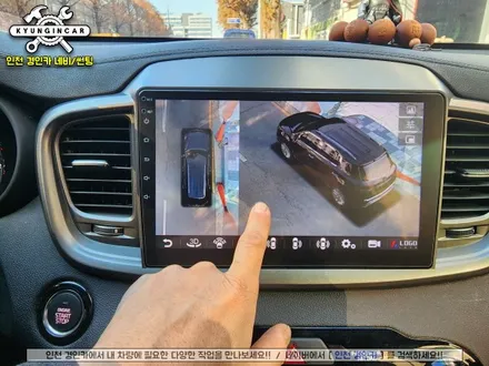더뉴쏘렌토 모터스밸류 얼티밋에디션 360 안드로이드 올인원 with 3D어라운드뷰 시공했어요.