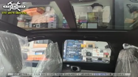 쏘렌토MQ4 신차썬팅 루마 버텍스 필름 PPF 시공 사이드스텝 장착