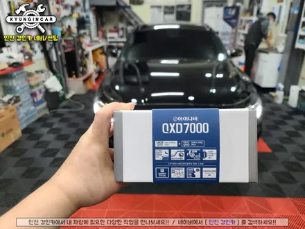 인천 썬팅! 그랜저IG 이비오스슈젠 전면 썬루프 측후면 시공 + 아이나비 QXD7000블랙박스 설치
