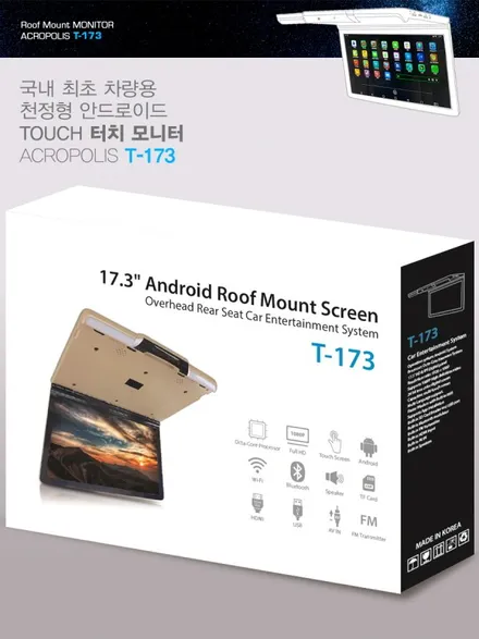 더뉴카니발 국내최초 터치 천정모니터 아크로폴리스 T-173 장착 / 인천 경인카