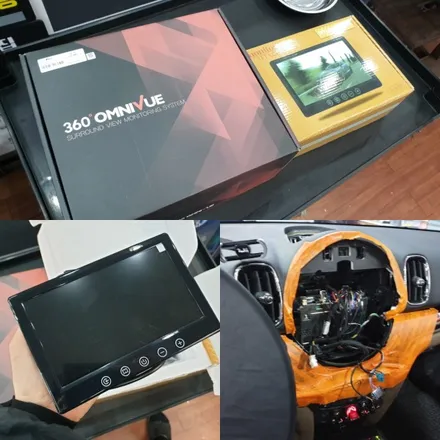 미니 뉴 컨트리맨 360옴니뷰 어라운드뷰 7인치모니터 장착 / 인천 경인카