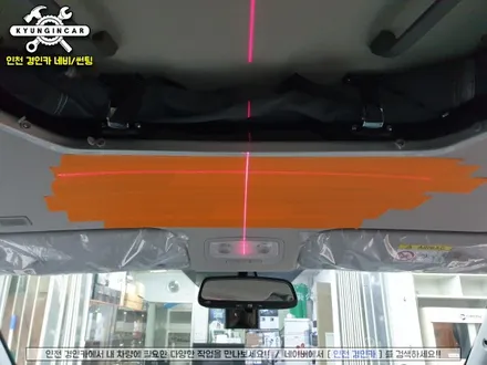 그랜드스타렉스 캠핑카 비클시네마 VC173AD 레인보우 천장리어모니터 설치 #차박시공 #차박연동