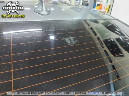 인천 수입차 틴팅! BMW 7시리즈 뒷유리필름 제거후 넥스가드 토탈케어 TP600 썬팅시공