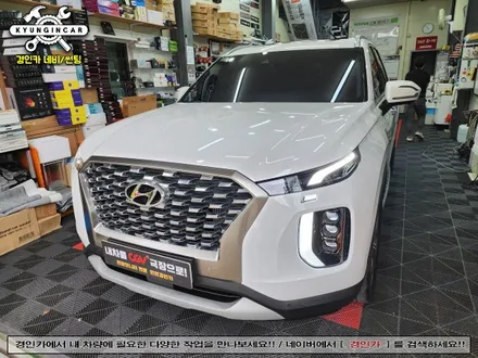 인천 비클시네마 VC173ST 천정모니터 팰리세이드 장착