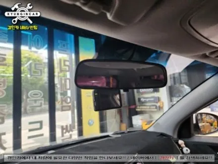 올뉴투싼TL 순정 ECM룸미러 하이패스 장착